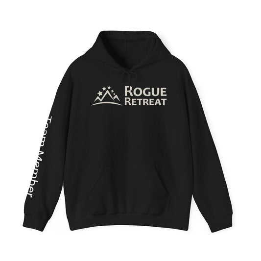 Staff - Rogue Retreat Logo Hoodie V1 (Black)