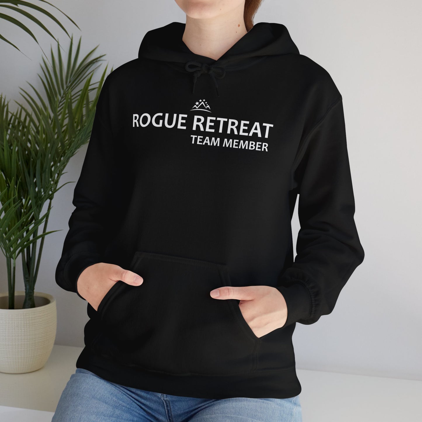 Staff - Rogue Retreat Logo Hoodie V2 (Black)
