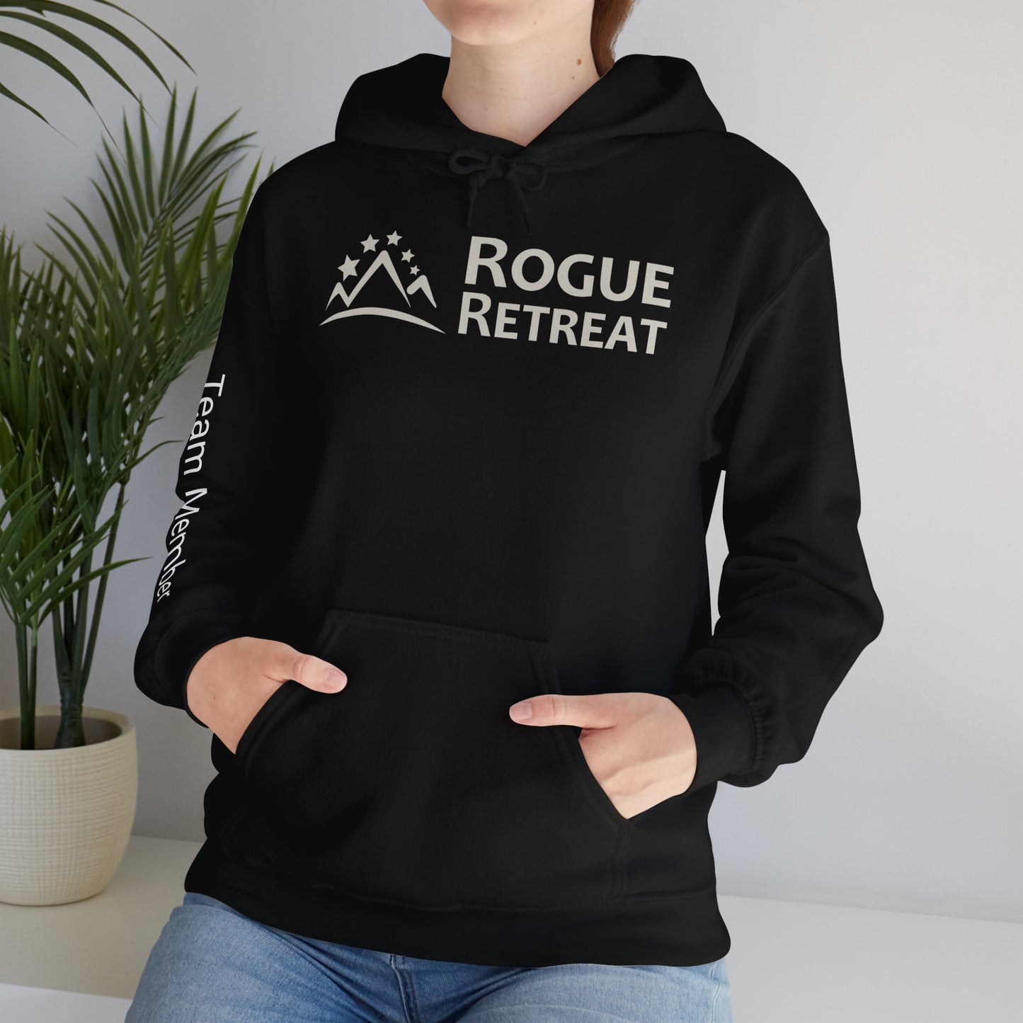 Staff - Rogue Retreat Logo Hoodie V1 (Black)