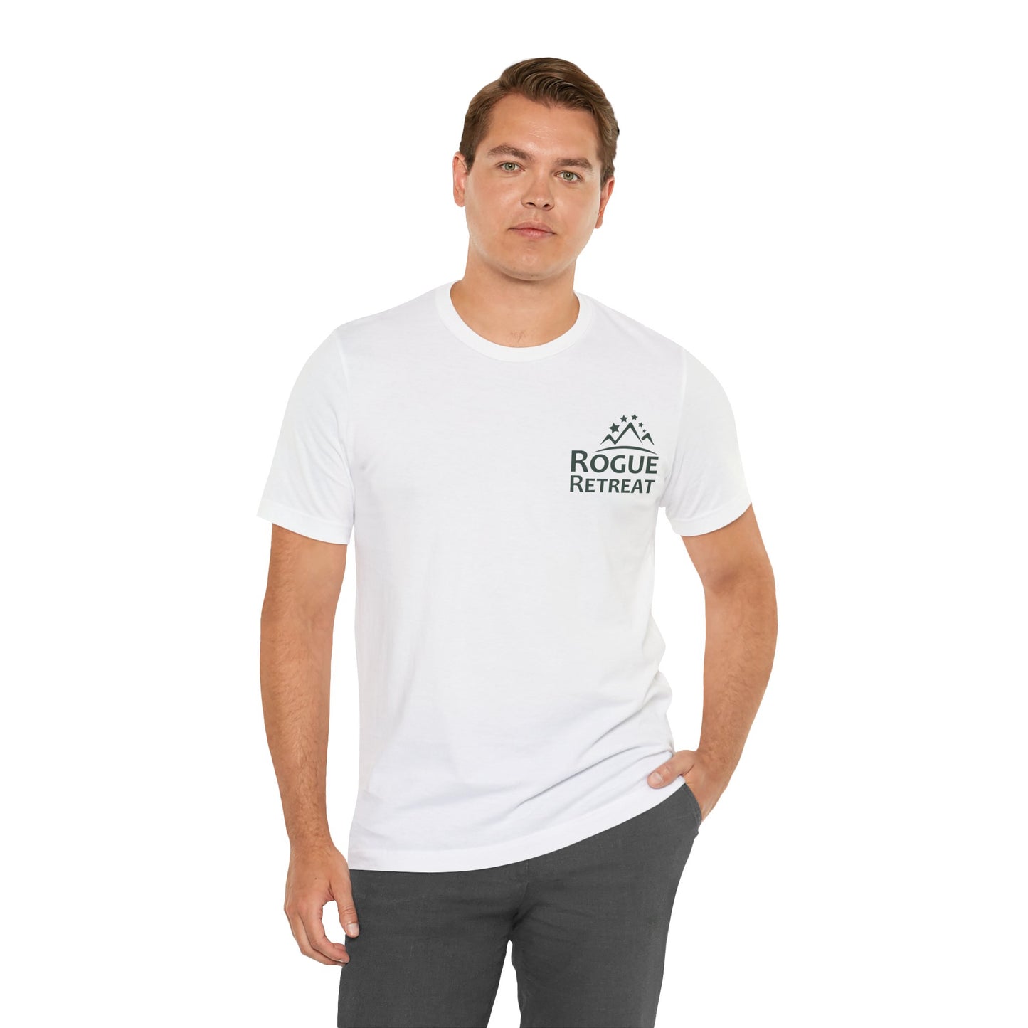 Staff - Rogue Retreat Logo T-Shirt V1 (White)