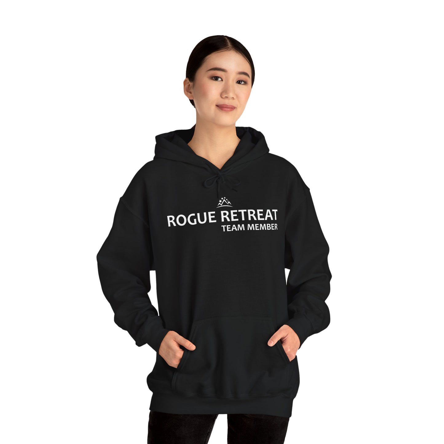 Staff - Rogue Retreat Logo Hoodie V2 (Black)