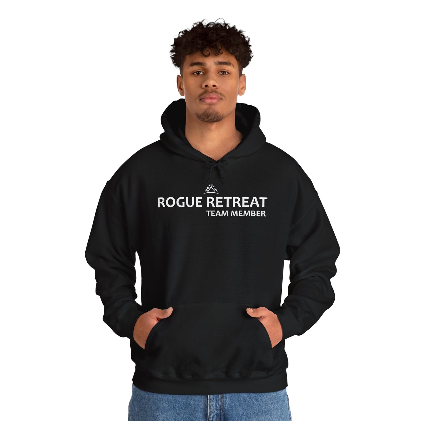 Staff - Rogue Retreat Logo Hoodie V2 (Black)