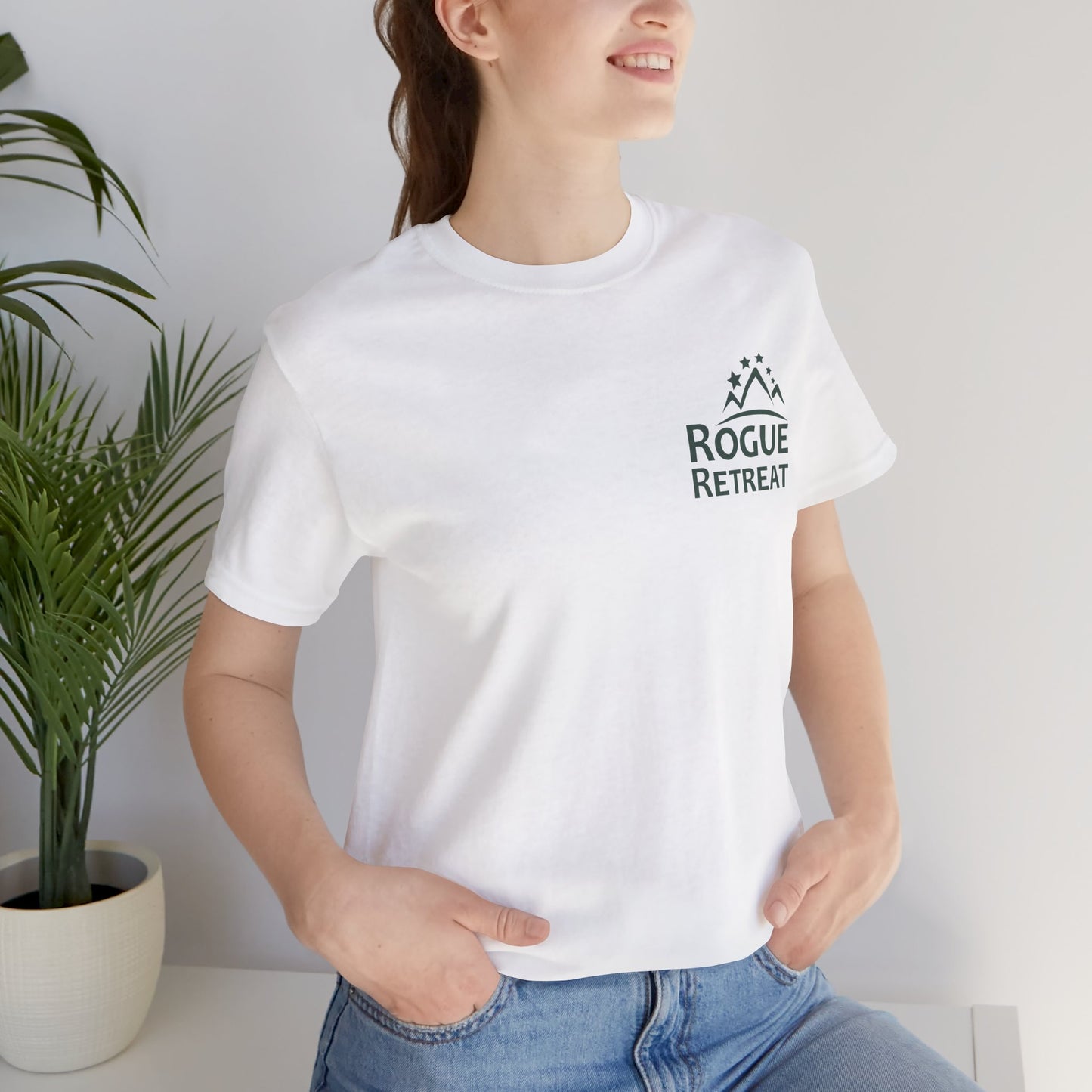 Staff - Rogue Retreat Logo T-Shirt V1 (White)