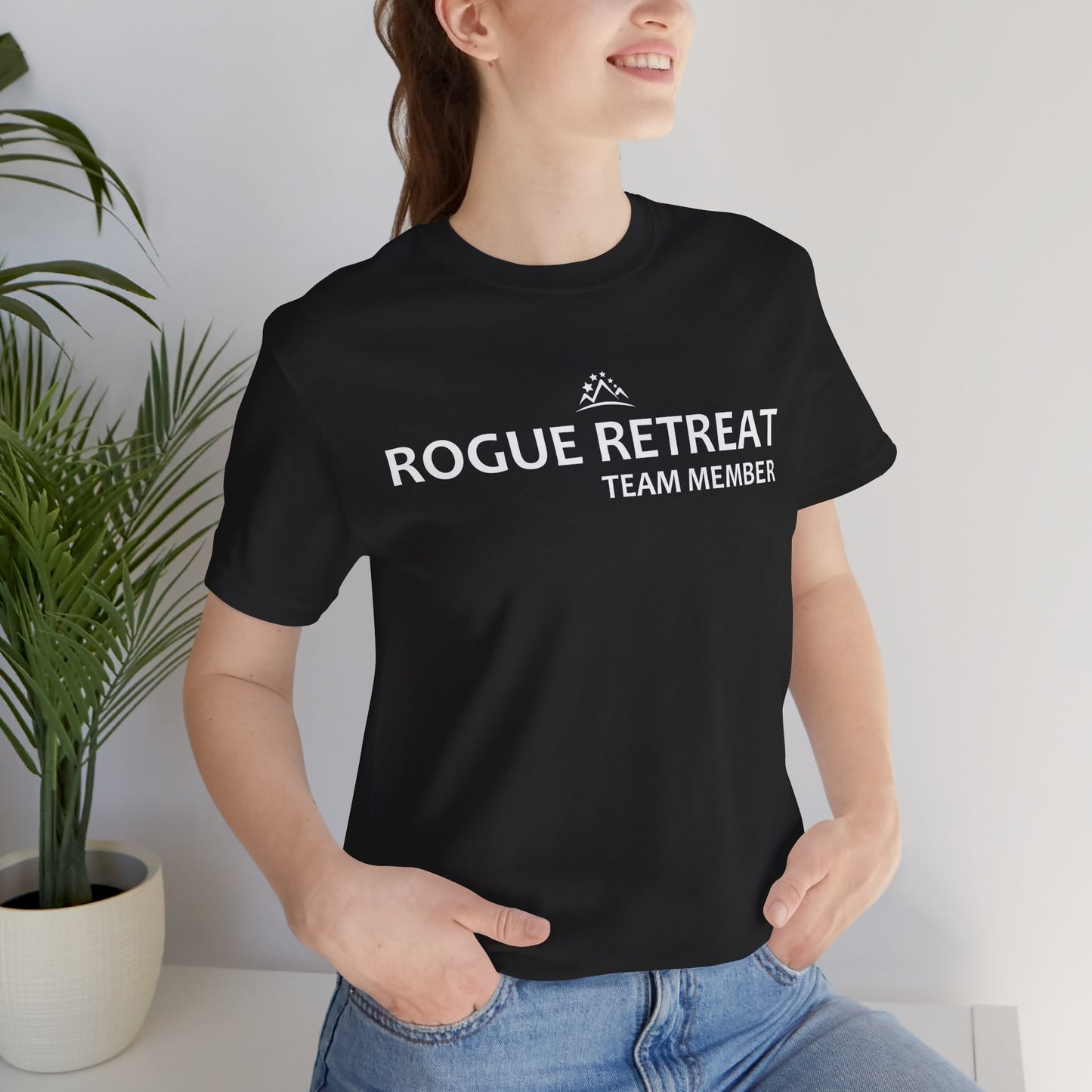 Staff - Rogue Retreat Logo Shirt V2 (Black)