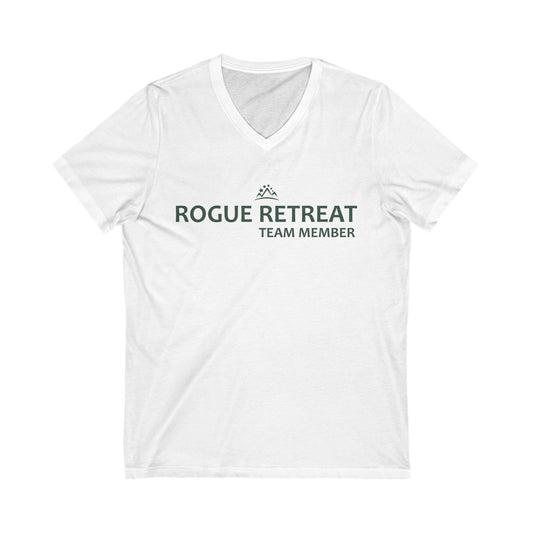 Copy of Rogue Retreat Team Member V-Neck Tee - Unisex Shirt