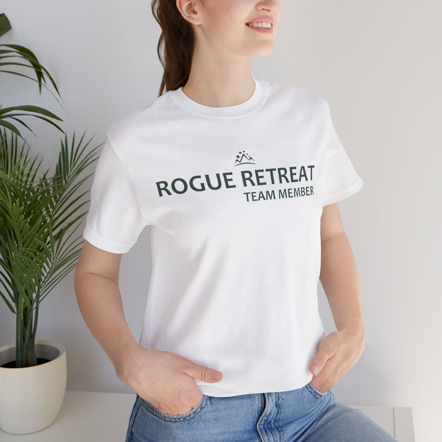 Staff - Rogue Retreat Logo T-Shirt V2 (White)