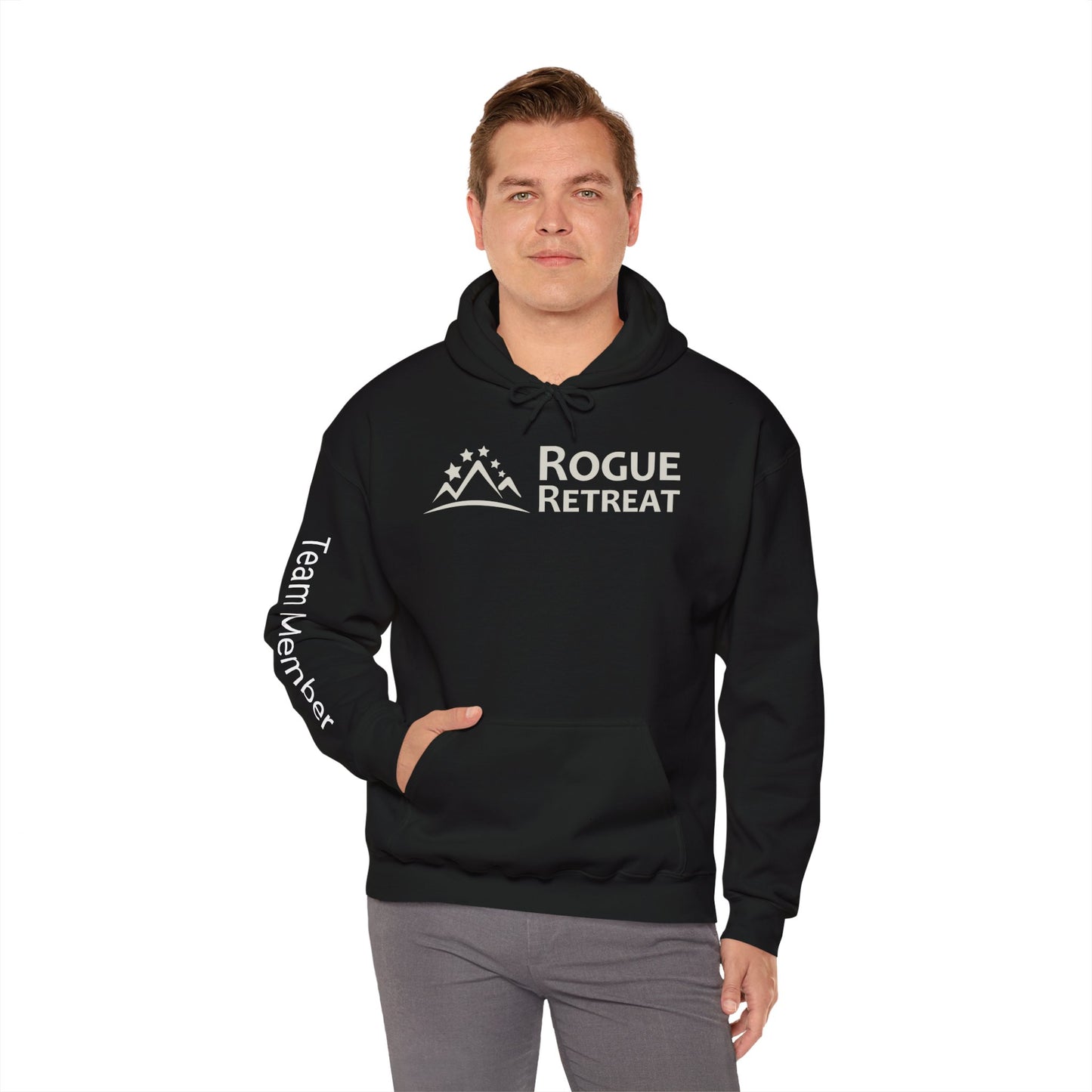 Staff - Rogue Retreat Logo Hoodie V1 (Black)
