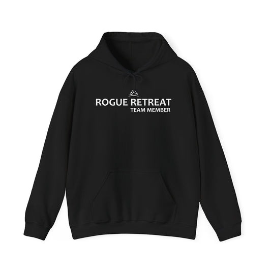 Staff - Rogue Retreat Logo Hoodie V2 (Black)