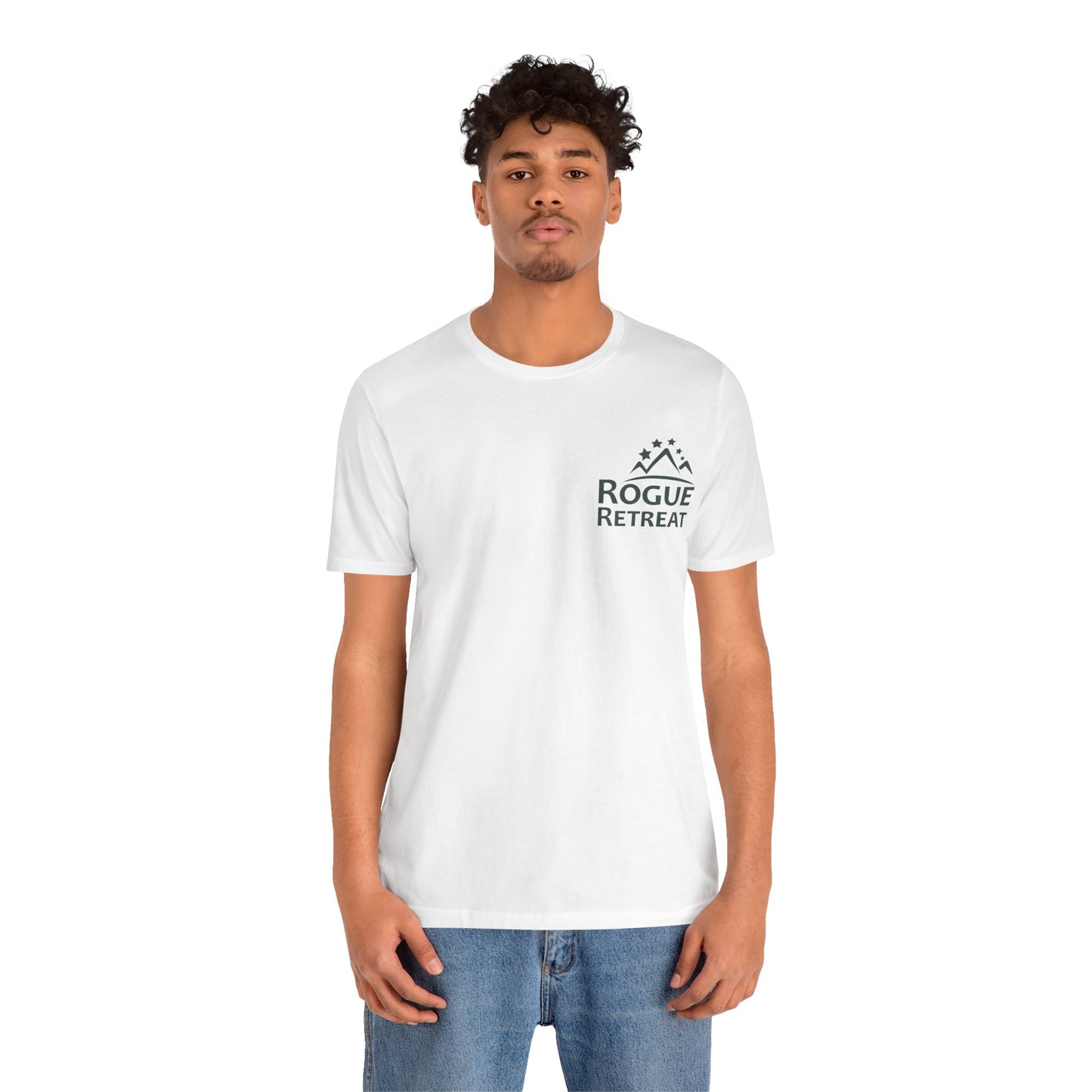 Staff - Rogue Retreat Logo T-Shirt V1 (White)