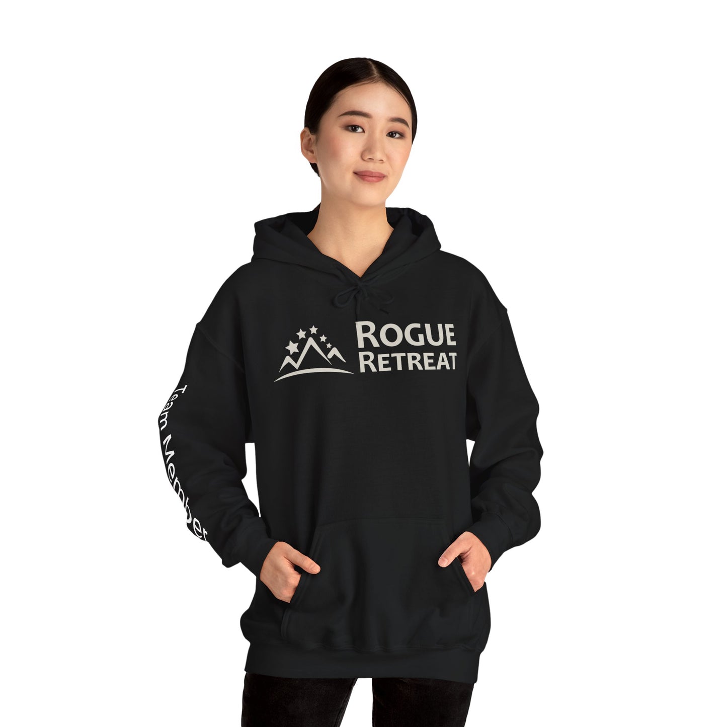 Staff - Rogue Retreat Logo Hoodie V1 (Black)