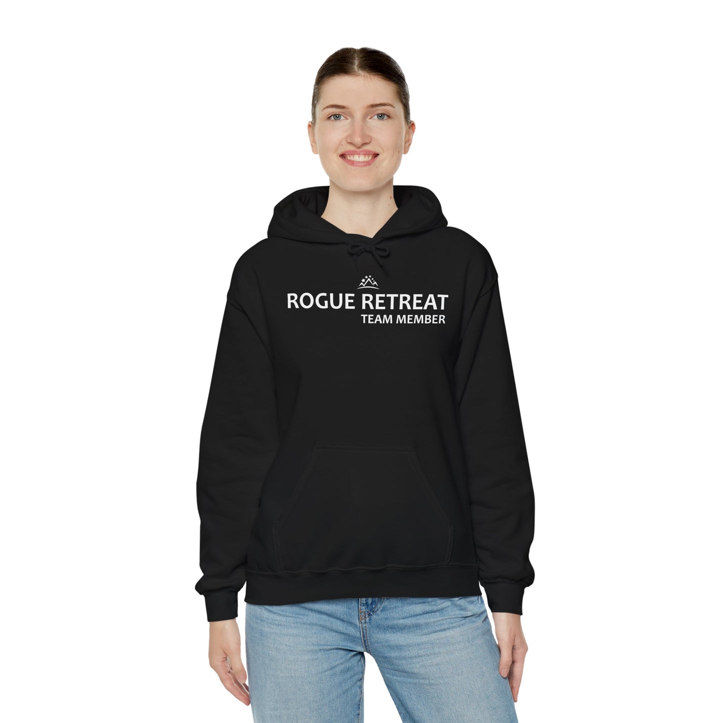 Staff - Rogue Retreat Logo Hoodie V2 (Black)