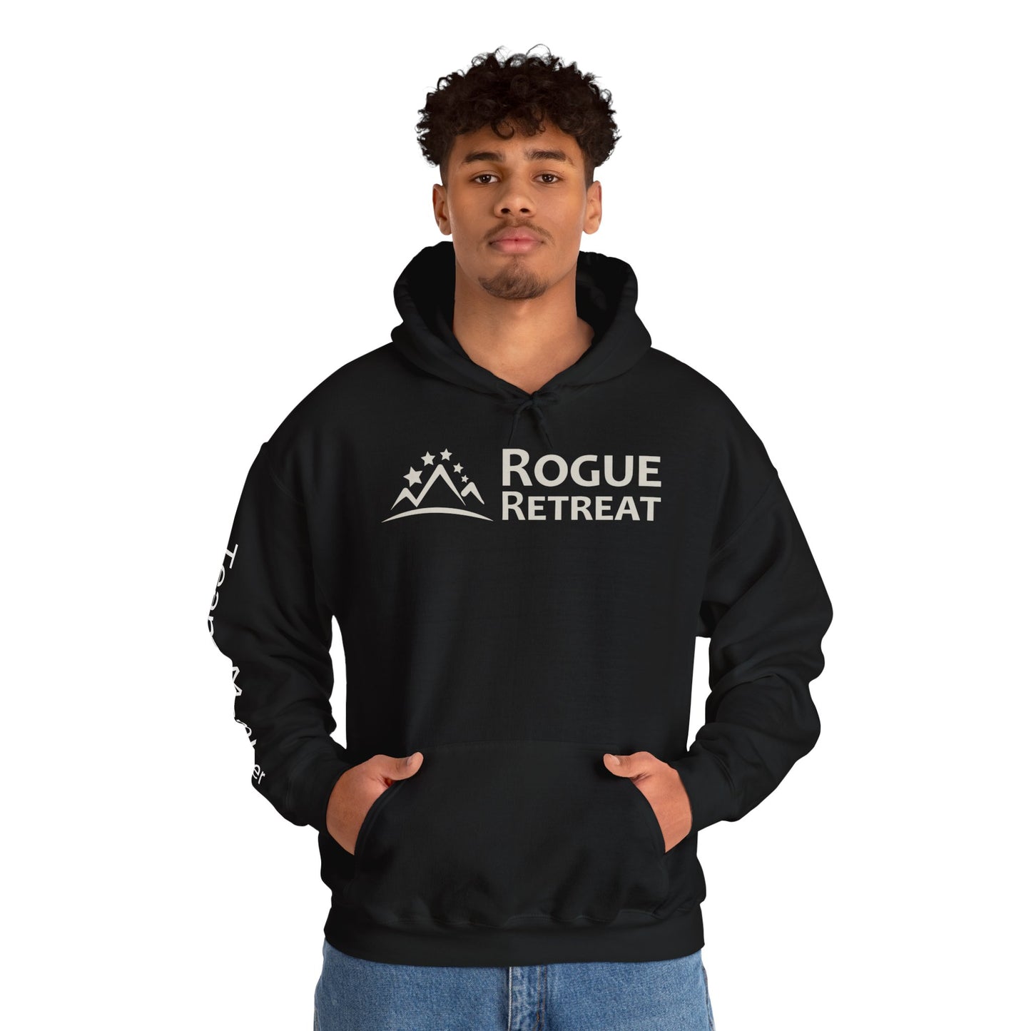 Staff - Rogue Retreat Logo Hoodie V1 (Black)