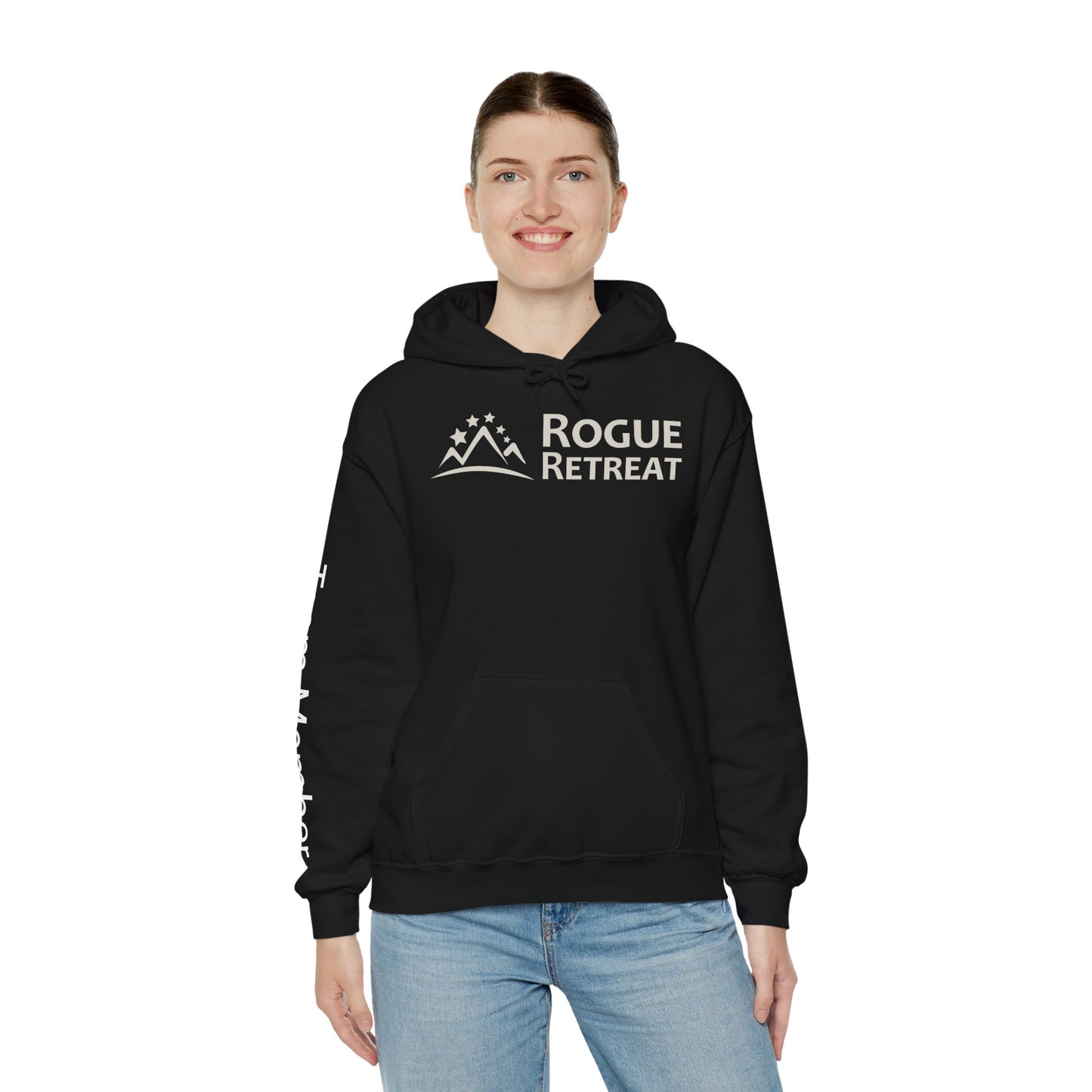 Staff - Rogue Retreat Logo Hoodie V1 (Black)